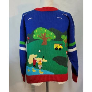 Ugly Golf Sweater Medium wacky weird